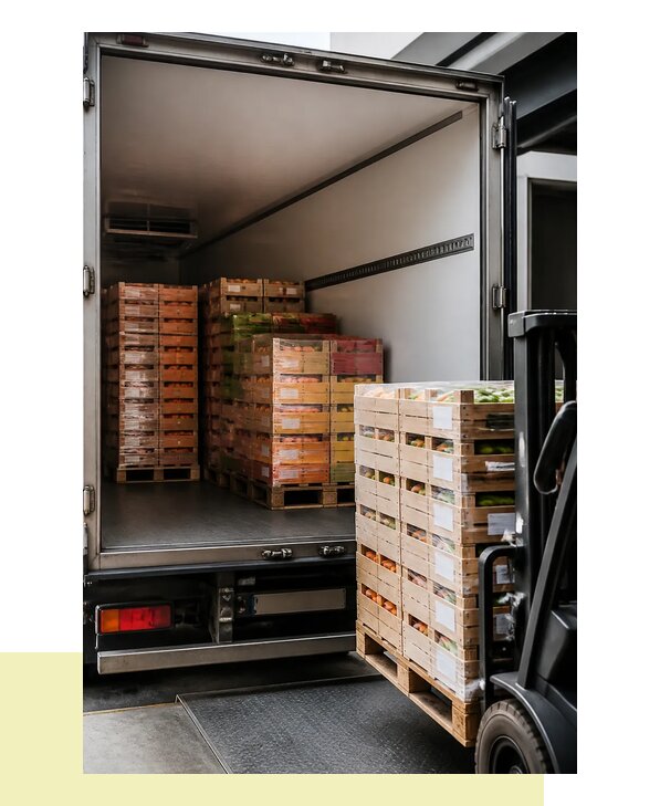 Перевозка сельхозпродукции на паллетах с доставкой в Благовещенск